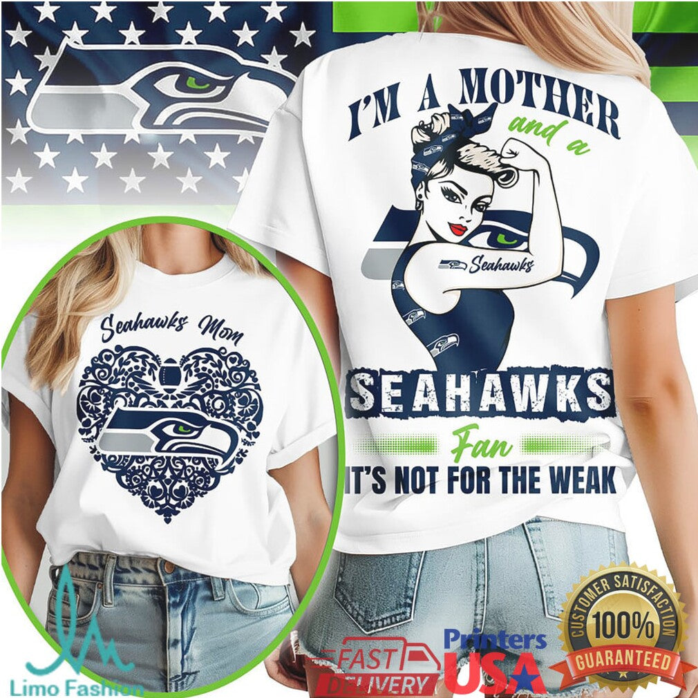 Seattle Seahawks Official NFL I Am A Mother 3D Shirt - Limotees LLC