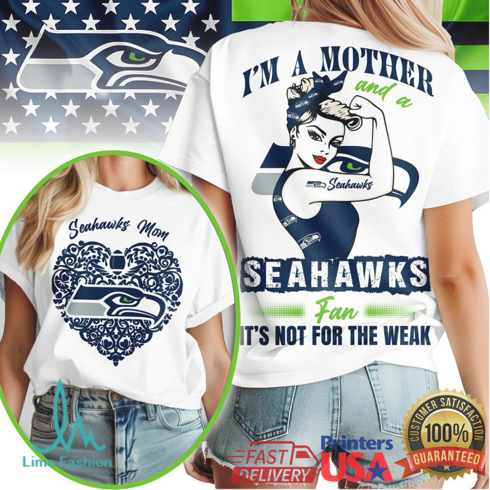 Seattle Seahawks Official NFL I Am A Mother 3D Shirt - Limotees LLC