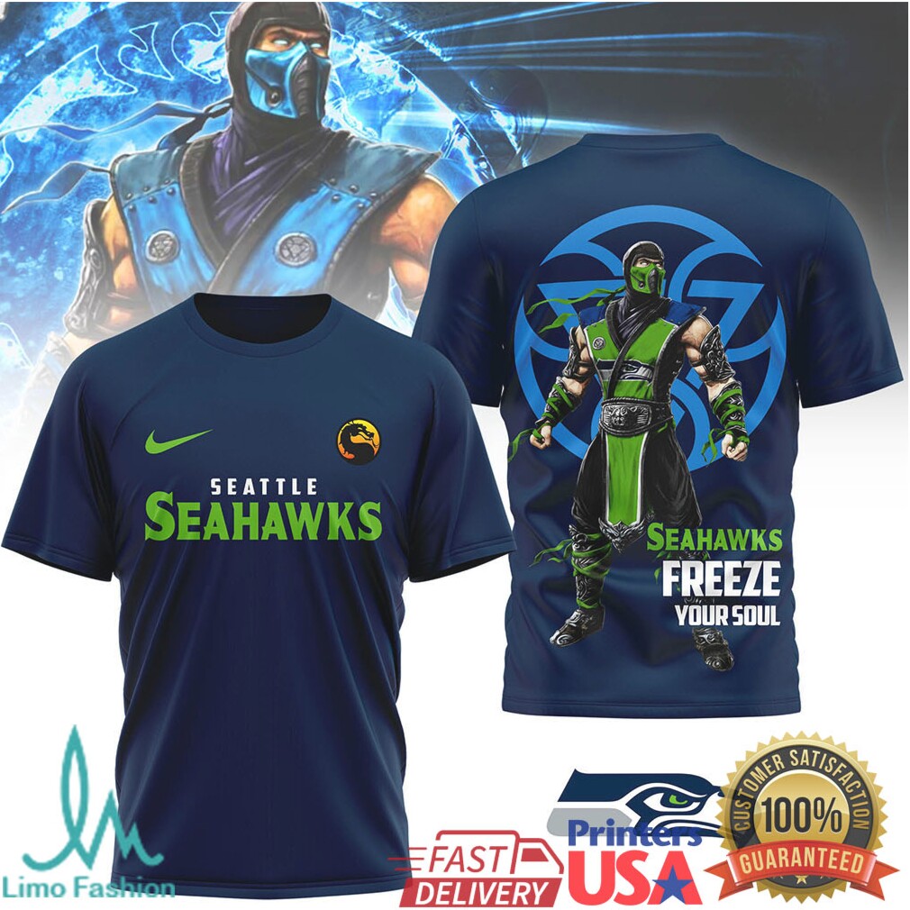 Seattle Seahawks Official NFL Sub Zero 3D Shirt - Limotees LLC