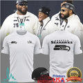 Seattle Seahawks Super Bowl LX Sideline Performance White T Shirt & Sweatshirt - Limotees LLC