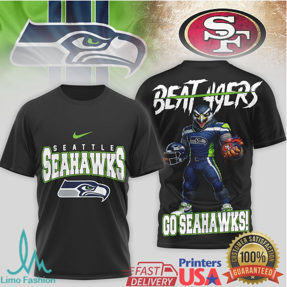 Seattle Seahawks vs San Francisco 49ers Go Seahawks Fan Shirt - Limotees LLC
