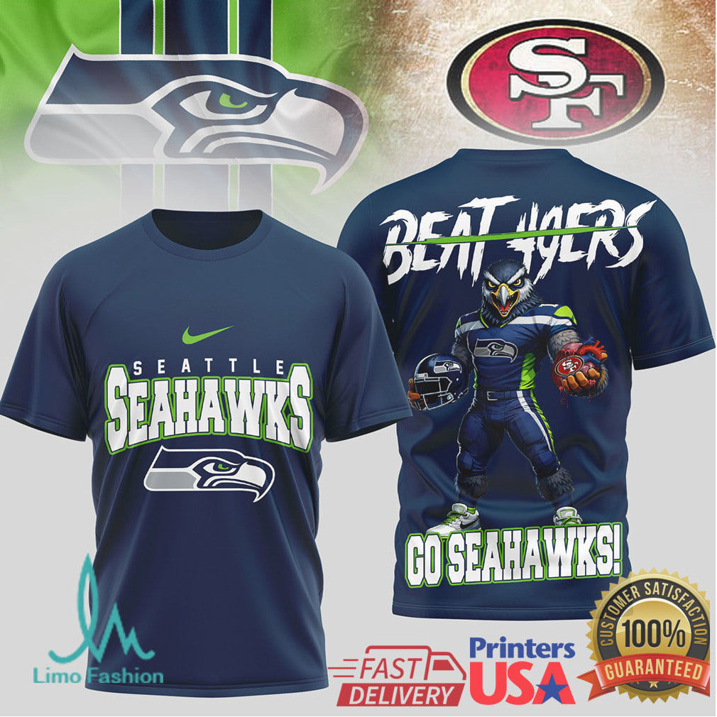 Seattle Seahawks vs San Francisco 49ers Go Seahawks Fan Shirt - Limotees LLC