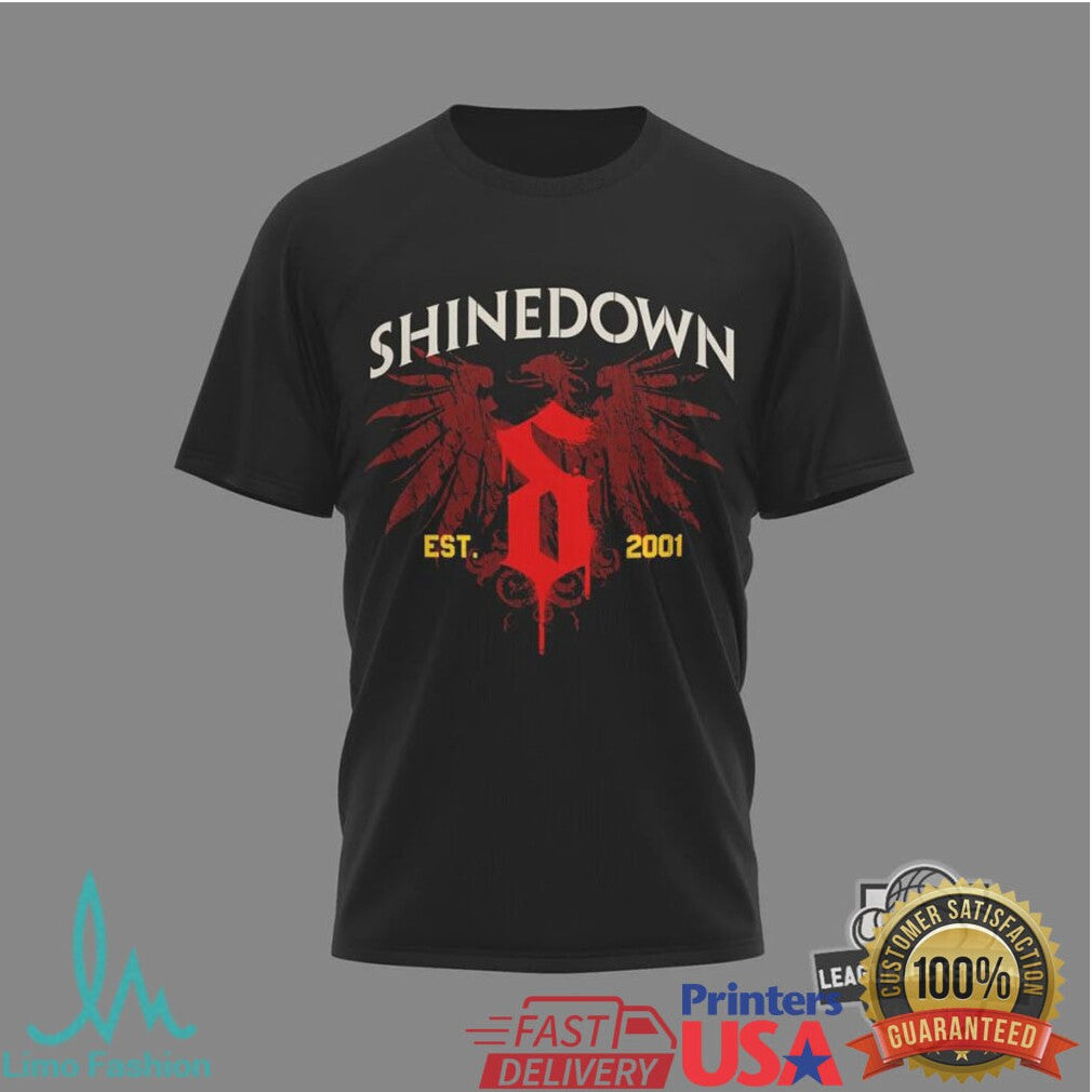 Shinedown Est 2001 Dance Kid Dance Act II 2026 Tour T Shirt - Limotees LLC