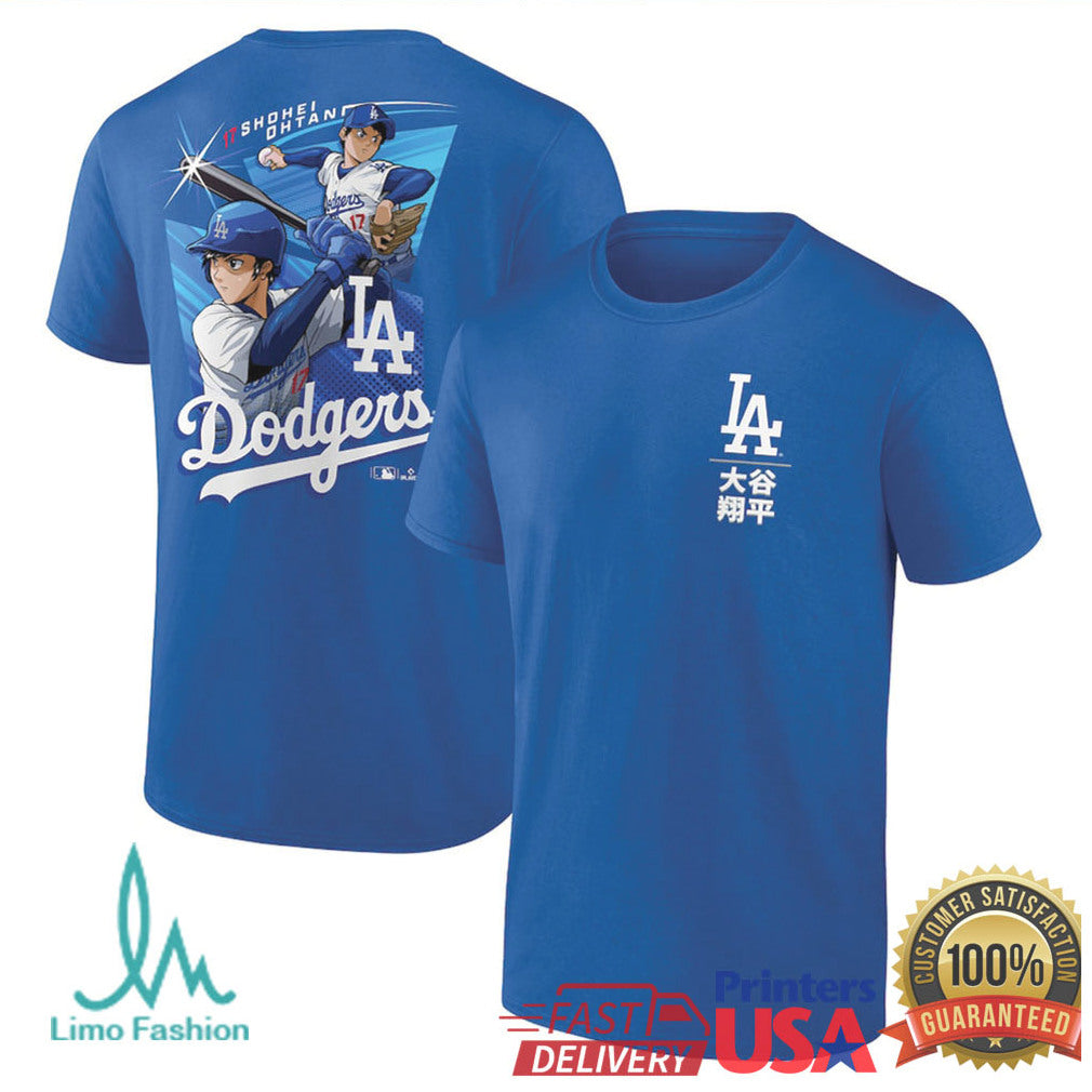 Shohei Ohtani LA Dodgers Anime Style Graphic T Shirt - Limotees LLC