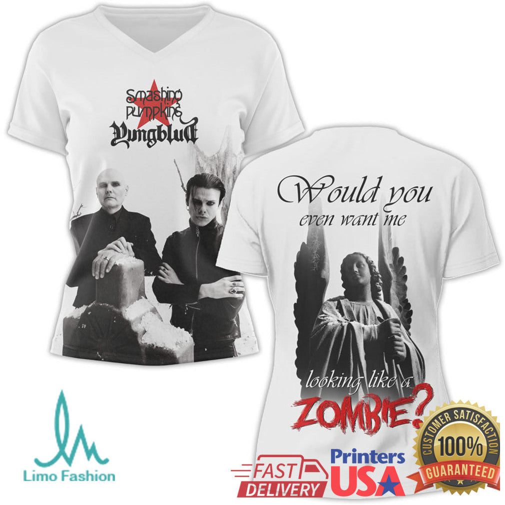 Smashing Pumpkins Yungblud Zombie Tour Merch Shirt - Limotees LLC