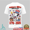 Snoopy America's 250th Anniversary 1776 2026 Patriotic T Shirt - Limotees LLC
