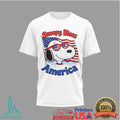 Snoopy Bless America Peanuts 250th Anniversary United States Fireworks T Shirt - Limotees LLC