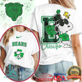 Snoopy Chicago Bears St. Patrick's Day Shamrock Football T Shirt - Limotees LLC