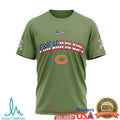 Snoopy Chicago Bears United State 250th Anniversary Military Olive T Shirt - Limotees LLC