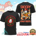 Snoopy Firefighter Fire Dept Rescue Character T Shirt - Limotees LLC