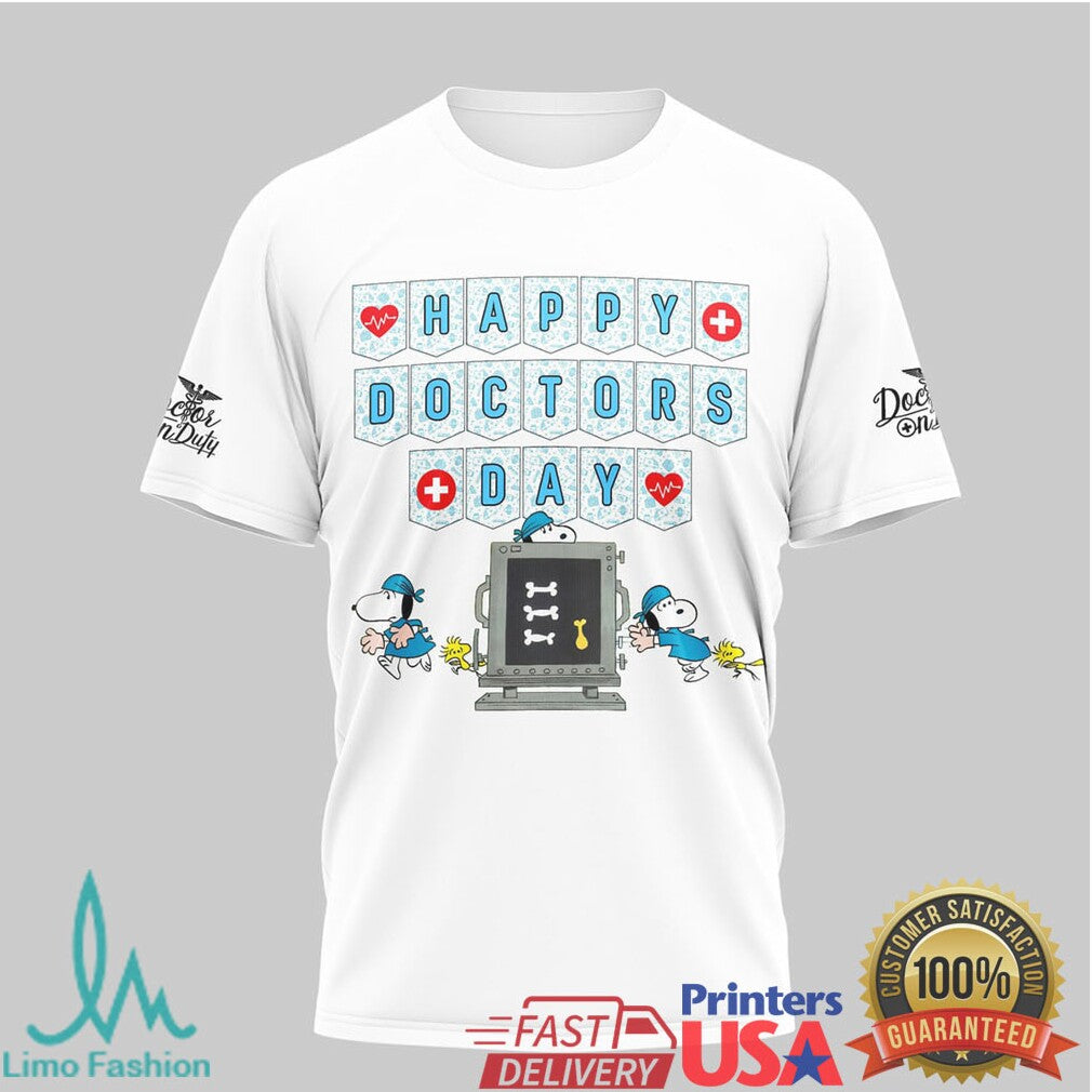 Snoopy Happy Doctors Day Trust Me I'm A Doctor Peanuts T Shirt - Limotees LLC
