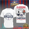 Snoopy Los Angeles Clippers Forever Not Just When We Win Basketball T Shirt - Limotees LLC