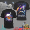 Snoopy NASA Artemis II Moon Mission Back to Earth Forward to Mars T Shirt - Limotees LLC