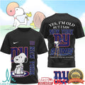 Snoopy New York Giants Yes I'm Old But I Saw Thank You For The Memories T Shirt - Limotees LLC