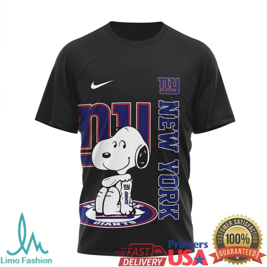 Snoopy New York Giants Yes I'm Old But I Saw Thank You For The Memories T Shirt - Limotees LLC