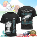 Snoopy Philadelphia Eagles Fan T Shirt Yes I'm Old But I Saw Them Thank You For The Memories - Limotees LLC