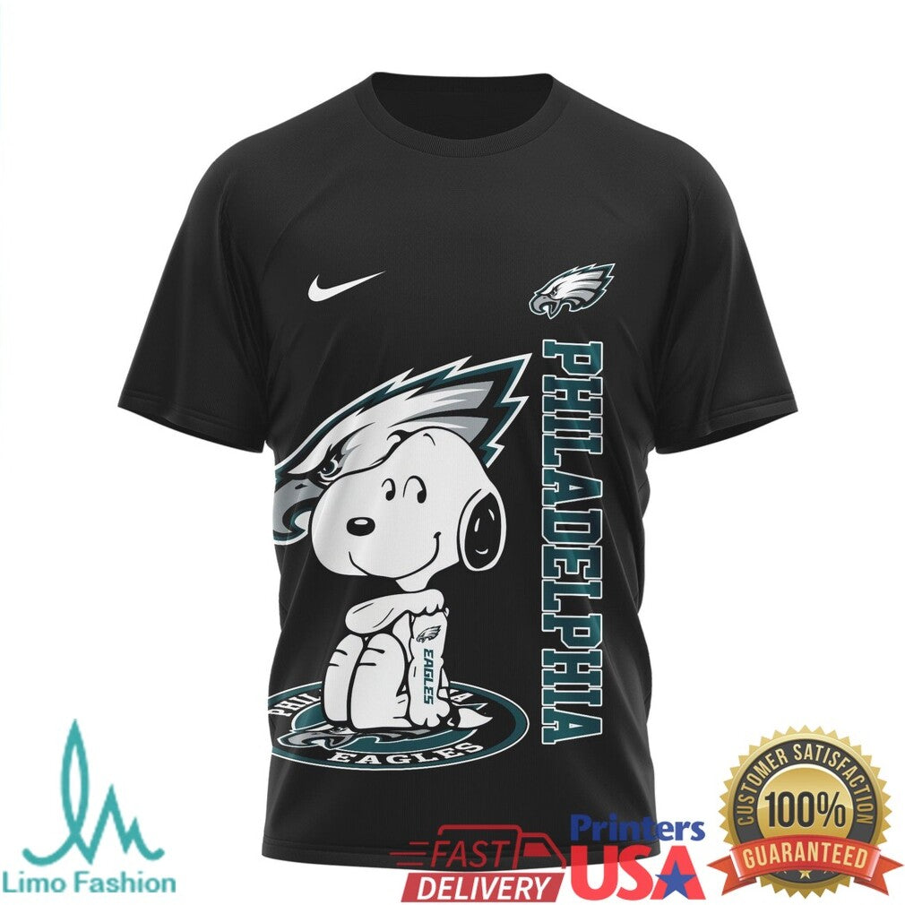 Snoopy Philadelphia Eagles Fan T Shirt Yes I'm Old But I Saw Them Thank You For The Memories - Limotees LLC