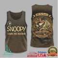 Snoopy Stand For Freedom 1776 2026 Descendant of a Patriot T Shirt - Limotees LLC