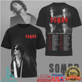 Sombr You Are The Reason Tour 2024 Black Indie Rock Band T Shirt - Limotees LLC