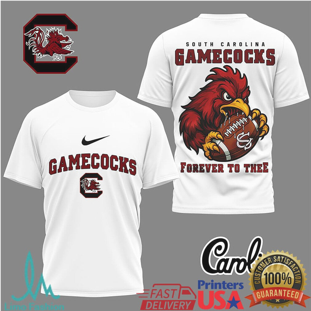 South Carolina Gamecocks “Forever To Thee” Mascot T Shirt - Limotees LLC
