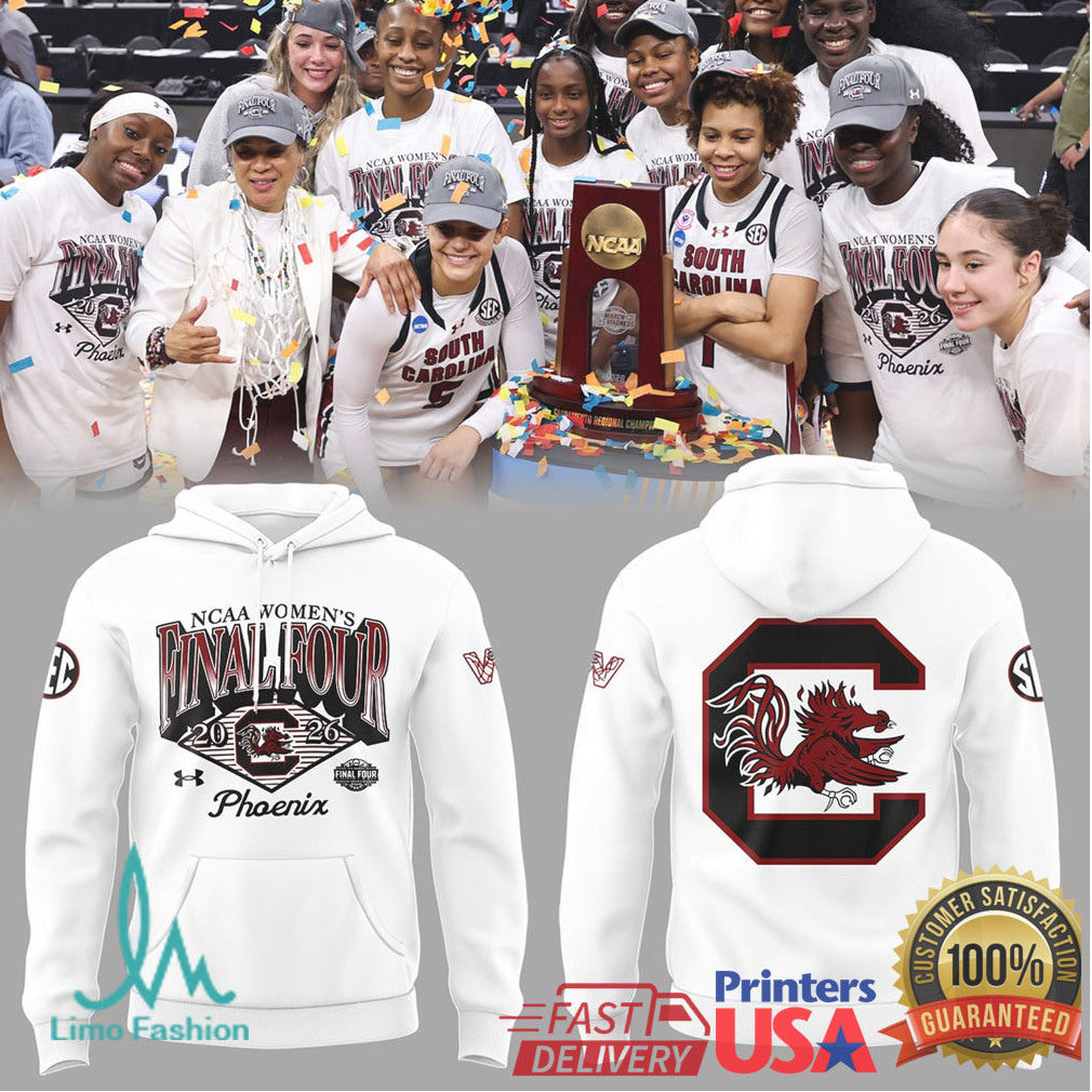 South Carolina Gamecocks NCAA Women's Final Four Phoenix Large Logo Apparel - Limotees LLC