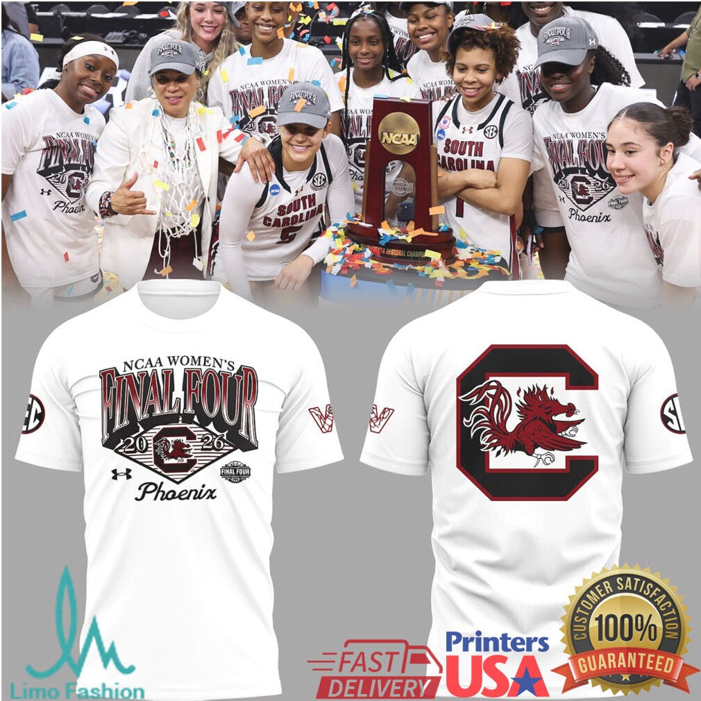 South Carolina Gamecocks NCAA Women's Final Four Phoenix Large Logo Apparel - Limotees LLC