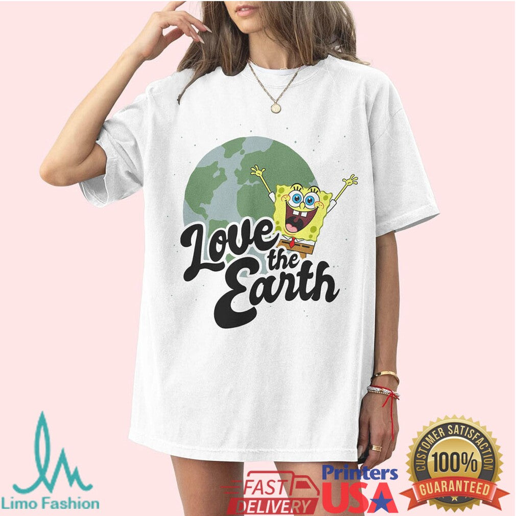 SpongeBob SquarePants Save The Ocean Save The Besties Earth Day T Shirt - Limotees LLC