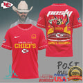 Kansas City Chiefs Official NFL Post Malone Fan 3D Shirt - Limotees LLC