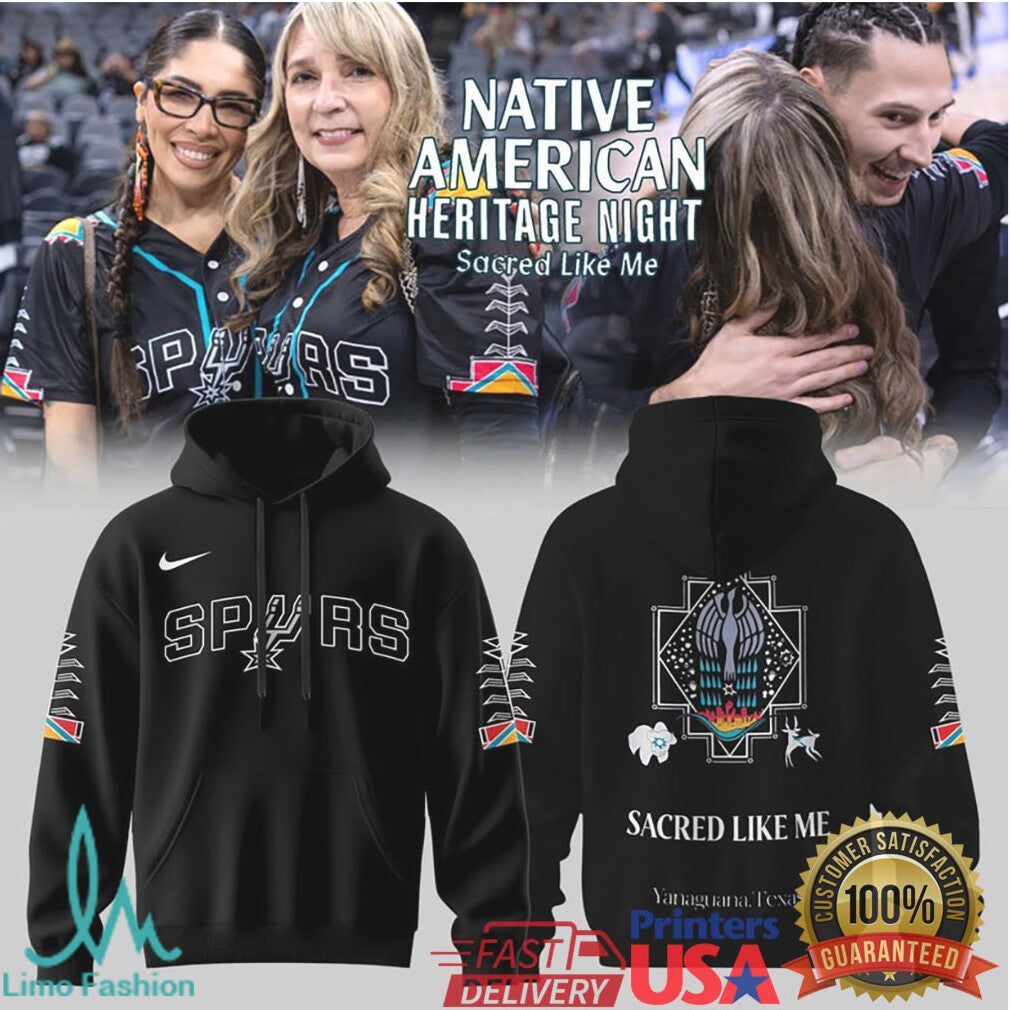 Spurs Native American Heritage Night “Sacred Like Me” T Shirt - Limotees LLC
