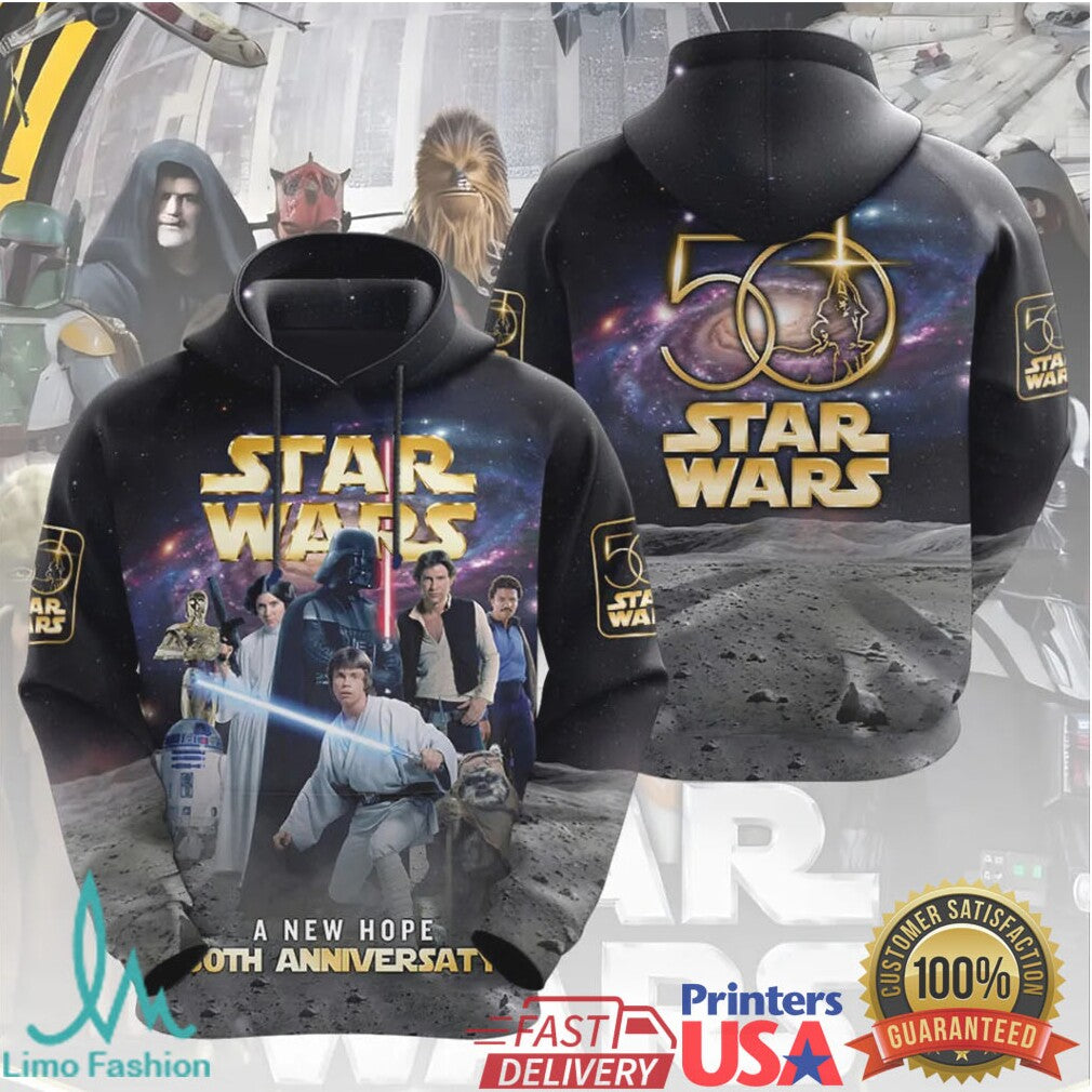 Star War A New Hope 50th Anniversary Limited Edition T Shirt - Limotees LLC