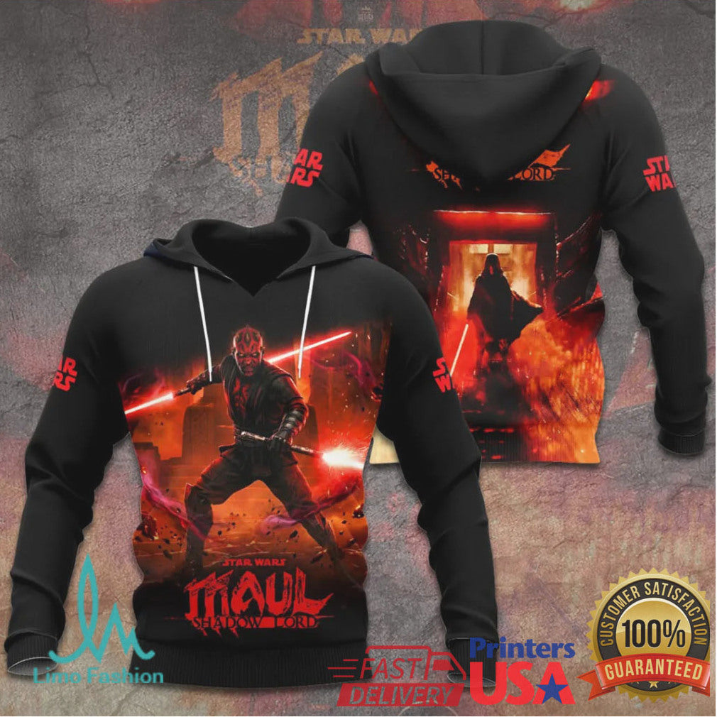 Star Wars Darth Maul Duel of the Fates Shadow Lord Cinematic T Shirt - Limotees LLC