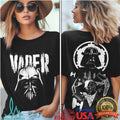 Star Wars Darth Vader Tie Fighter Pilot Vintage Distressed Black Men Women Fans T Shirt - Limotees LLC