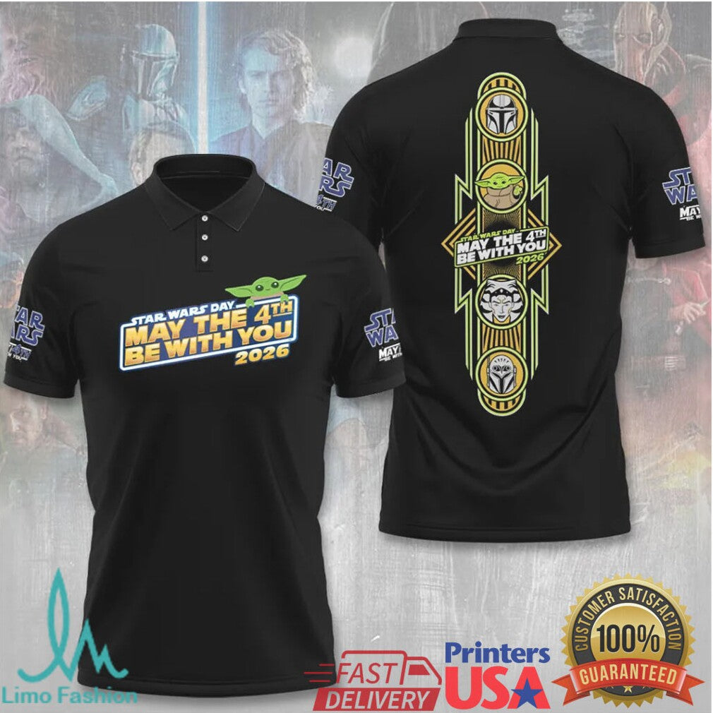 Star Wars Day May The 4th Be With You 2026 Grogu Mandalorian T Shirt - Limotees LLC