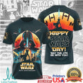 Star Wars Day May the 4th Be With You 50th Anniversary Retro Design T Shirt - Limotees LLC