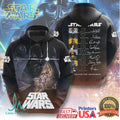 Star Wars Original Trilogy Characters Cast Signatures 3D All Over Print T Shirt - Limotees LLC