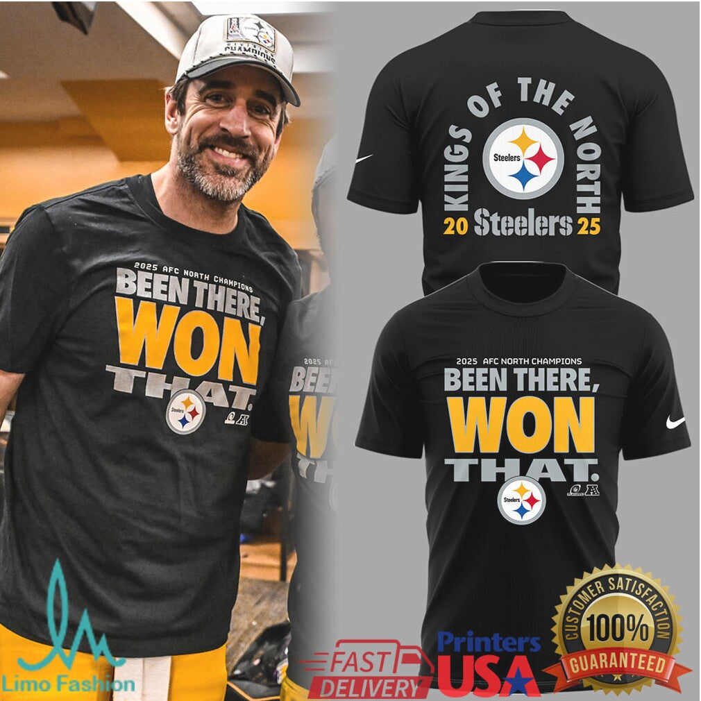 Steelers 2025 AFC North Champions “Kings of the North” Gold & Black Collection - Limotees LLC