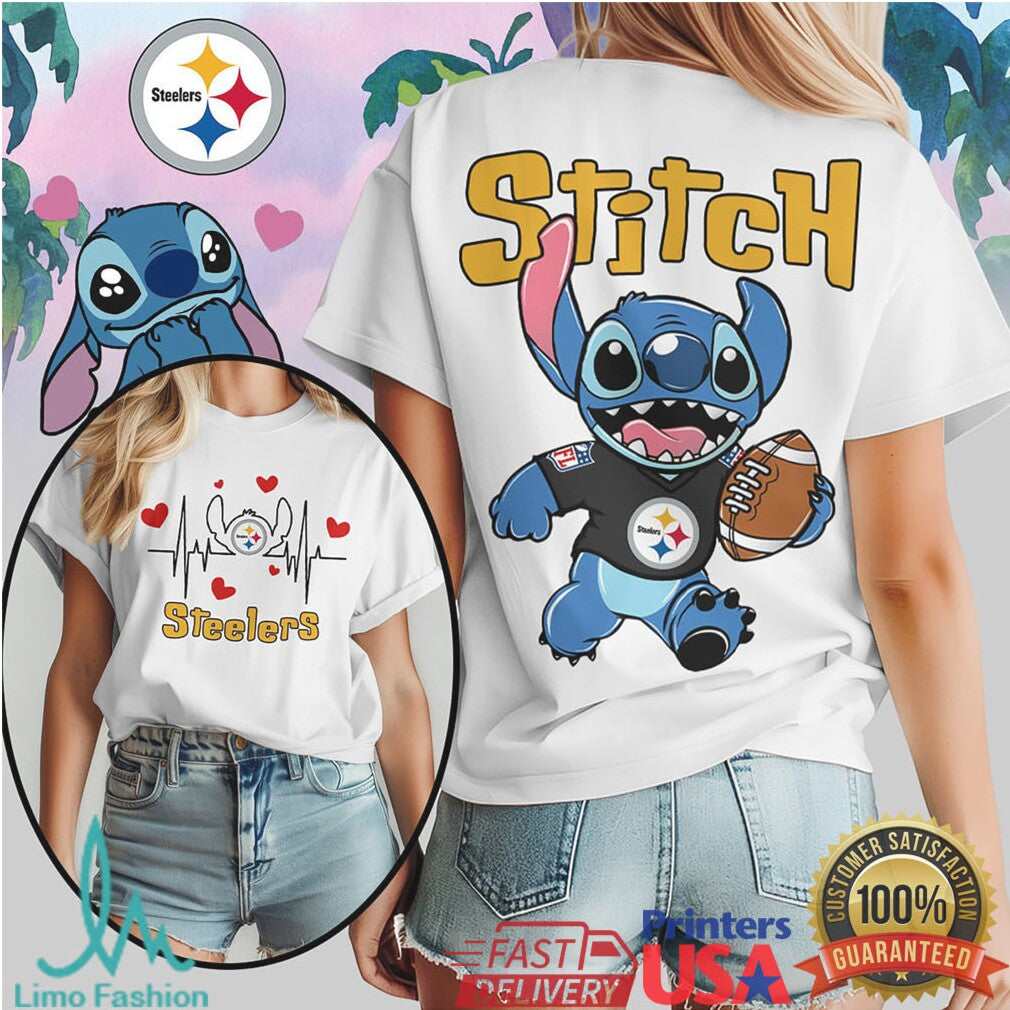 Stitch Pittsburgh ST Shirtlers Football Shirt Two Sided Team Print - Limotees LLC