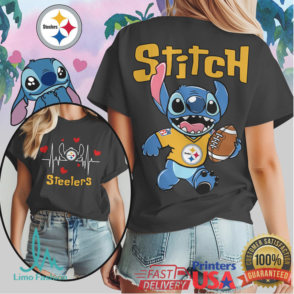 Stitch Pittsburgh ST Shirtlers Football Shirt Two Sided Team Print - Limotees LLC