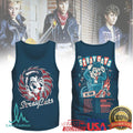 Stray Cats Rockabilly US Tour T Shirt Cartoon Cat Trash Can Graphic T Shirt - Limotees LLC