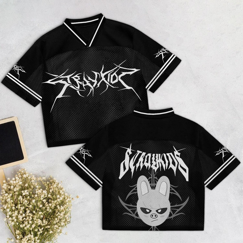 Stray Kids Dominate World Tour Mixed Mesh Jersey