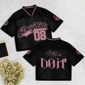 Stray Kids Black Mesh Jersey, DOIT 08 Kpop Streetwear Shirt