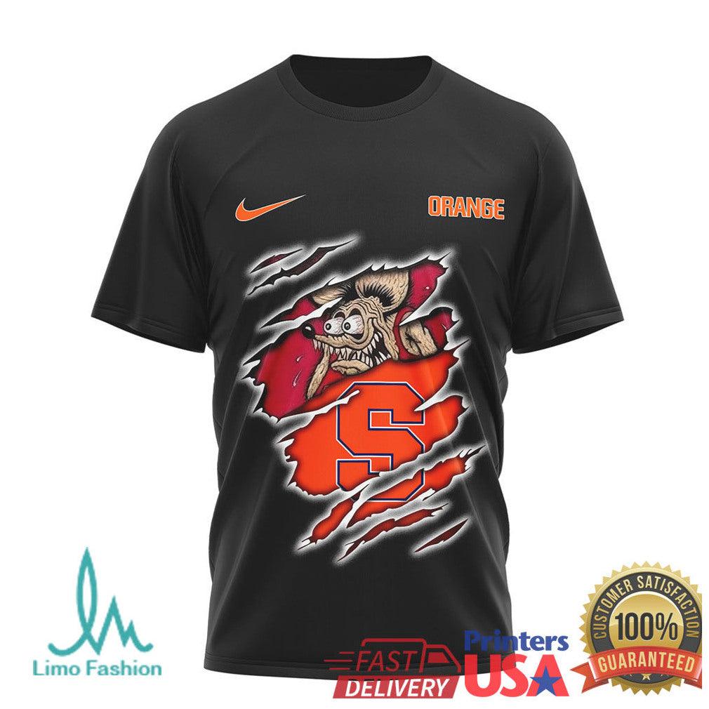 Syracuse Orange Built To Play Not To Bow Edgy Streetwear T Shirt - Limotees LLC