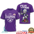 TCU Horned Frogs Fear The Frog Alamo Bowl Champions T Shirt - Limotees LLC