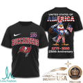 Tampa Bay Buccaneers 250th Anniversary Patriotic Eagle T Shirt - Limotees LLC