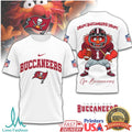 Tampa Bay Buccaneers Animal Muppet Drum! Buccaneers! Drum! 3D T Shirt - Limotees LLC