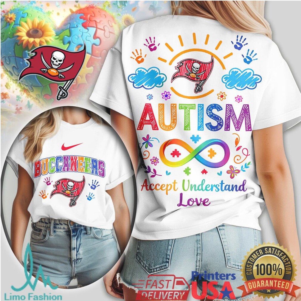 Tampa Bay Buccaneers Autism Awareness NFL Team Spirit T Shirt - Limotees LLC