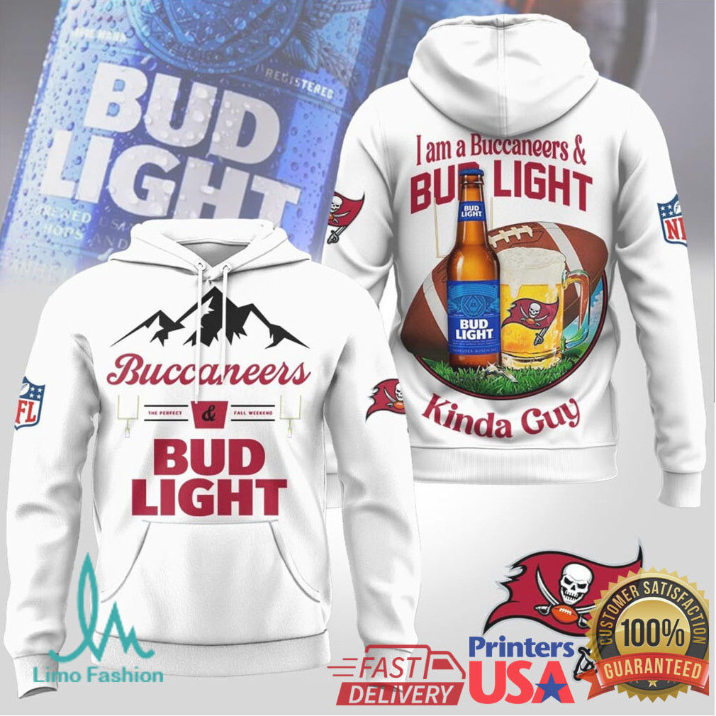 Tampa Bay Buccaneers Bud Light Kinda Guy Girl Tshirt Hoodie - Limotees LLC