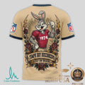Tampa Bay Buccaneers Bugs Bunny Football Graphic Jersey T Shirt - Limotees LLC