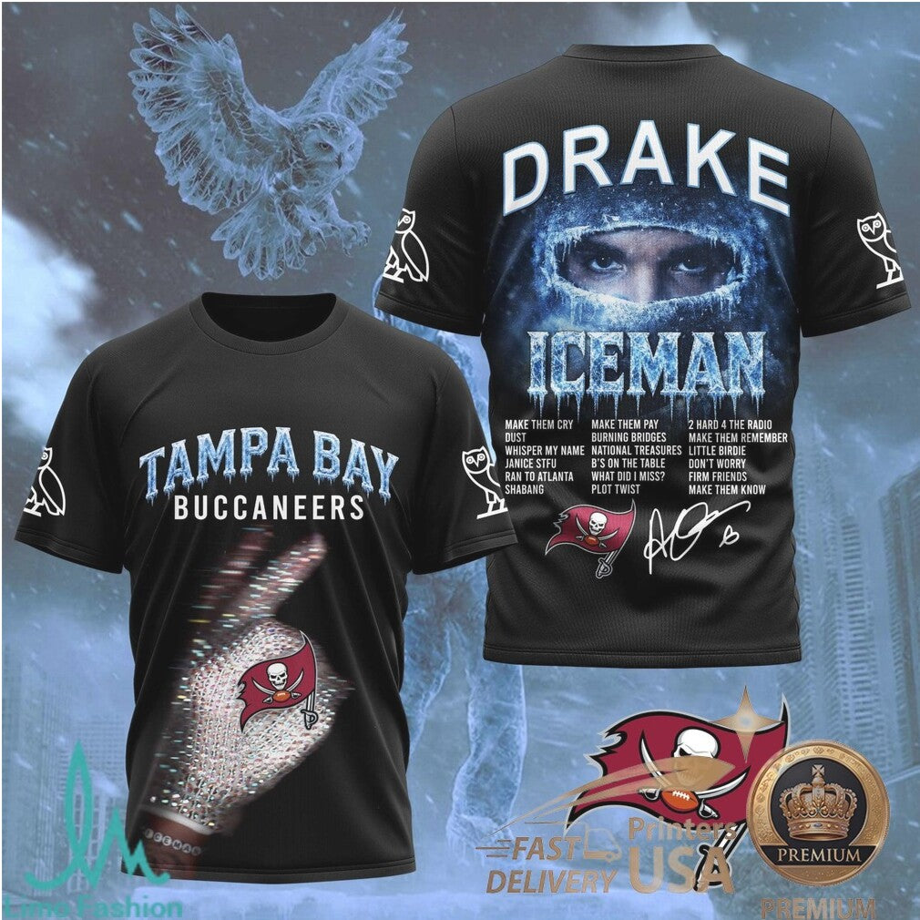 Tampa Bay Buccaneers Drake Iceman OVO Hip Hop Sports Jersey - Limotees LLC