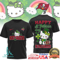 Tampa Bay Buccaneers Hello Kitty St. Patrick's Day Football Shirt - Limotees LLC